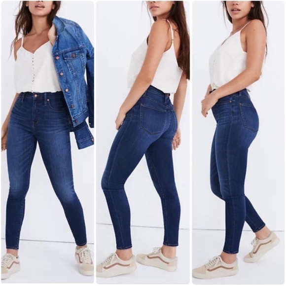 LIKE NEW • Madewell Curvy High Waist Skinny Jeans in “Danny” Wash • Women’s 25👖 - Picture 10 of 14